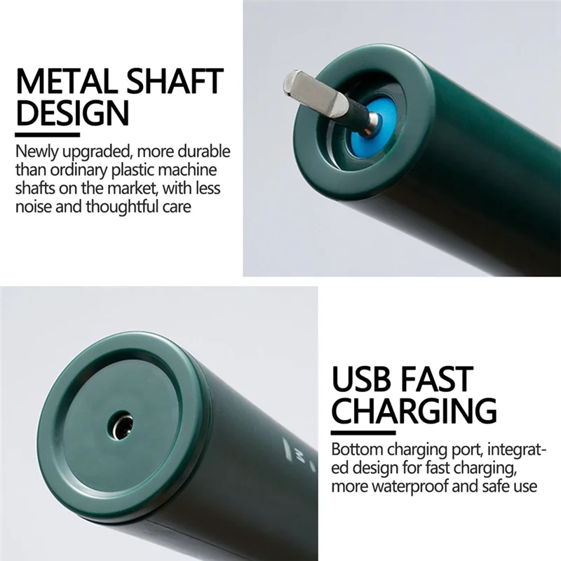 A21F-Electric Toothbrush For Adults Kids Electric Toothbrush 6 Modes Electric Toothbrush Rechargeable Battery Toothbrush