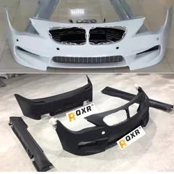 for BMW 6 Series 630 640 650 E63 04-07 Modified to M6 Body Kit Front Rear Bumper Grill Mask Side Skirt Car Accessories