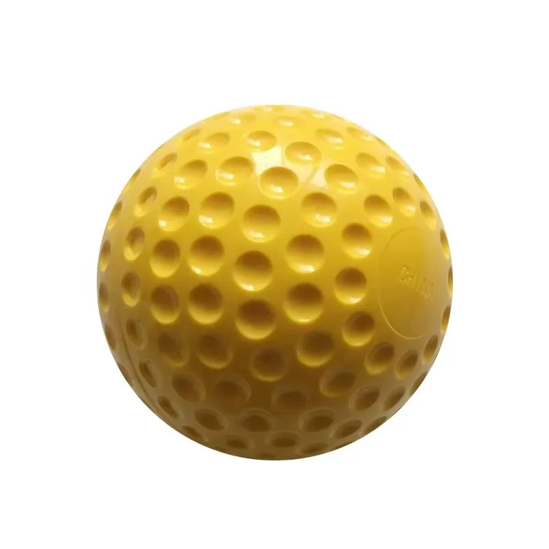 Wholesale Multi Color Extra Hard 9 Inch Dimpled Baseballs With Net Bags For Pitching Machine Sports Training