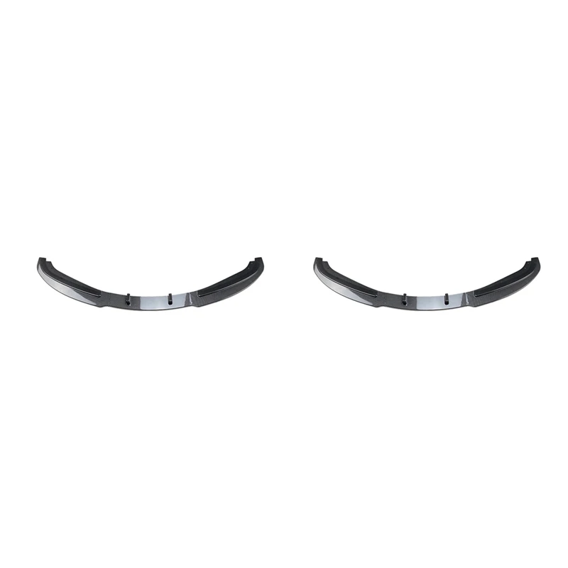 

6Pcs Car Front Bumper Splitter Lip Diffuser Spoiler Cover Guard For BMW 3-Series E90 E91 LCI 320I 330I 2009-2012 Carbon