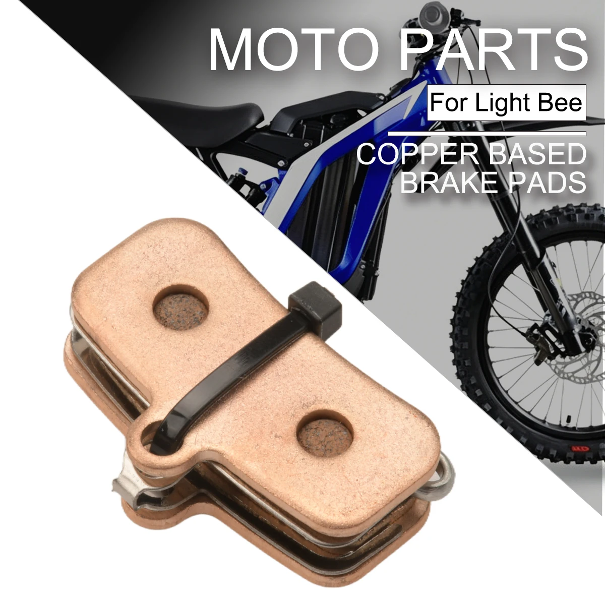 E-Motorcycle Accessories Copper Based Sintered Front and Rear Brake Pads For SURRON Sur-Ron Light Bee S & X