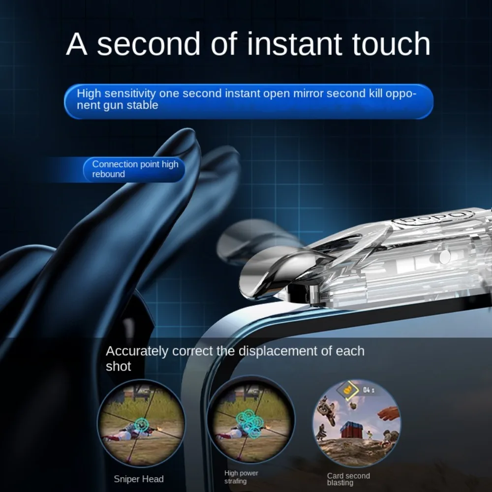 

Controller for Android phone Joystick Handle Joystick for Mobile Phone Gaming Gamepads Gaming Trigger L1R1 Trigger Fire Buttons