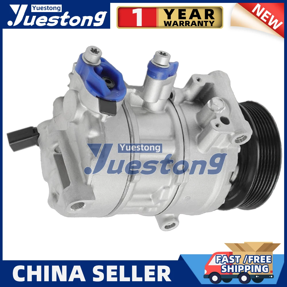 AC Compressor w Clutch for Audi A4 allroad A4 Quattro A6 Quattro Q7 2.0L 4M0820803 4M0816803 8W5816803 8W5820803A CO11440C