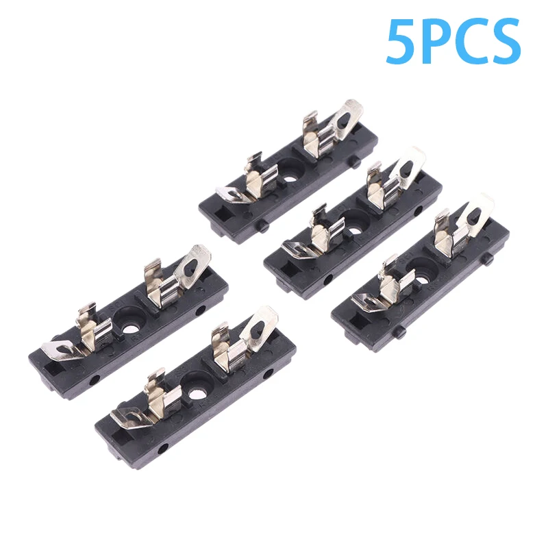 

5PCS 5*20/6*30MM Fuse Holder R3-45 Fuse Holder 10A250V Panel Mounting High Temperature Resistance Fuse Boxes