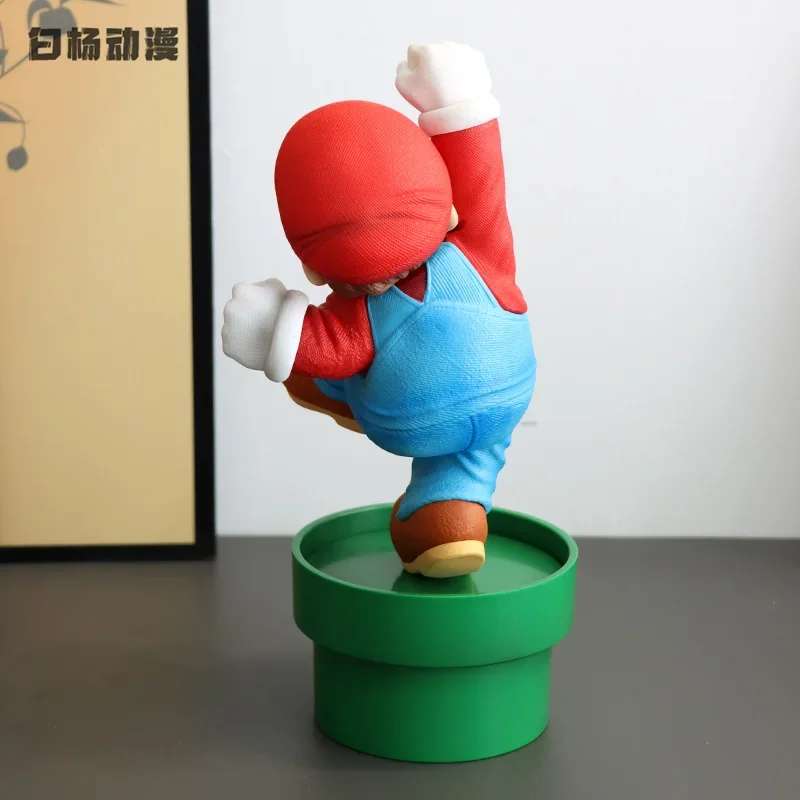 Super Mario  Tide Play Mario Louis Brothers Model Ornament Anime Game Peripherals Toy Model For Kids Birthday Collectible Gifts