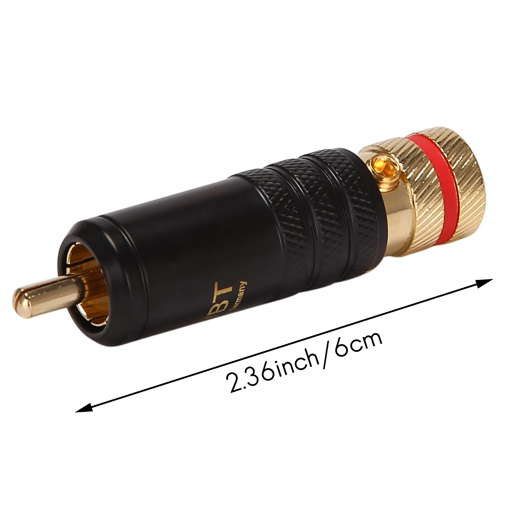 

Reliable4pcs Rca Locking Plugs Audio Video Connectors