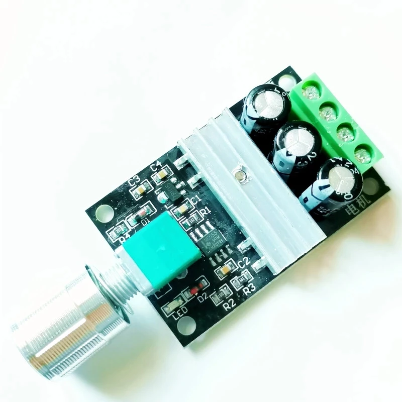 1pcs PWM Motor Speed Controller Regulator DC 6V 12V 24V 28VDC 3A 80W Adjustable Variable Speed Control With Potentiometer Switc