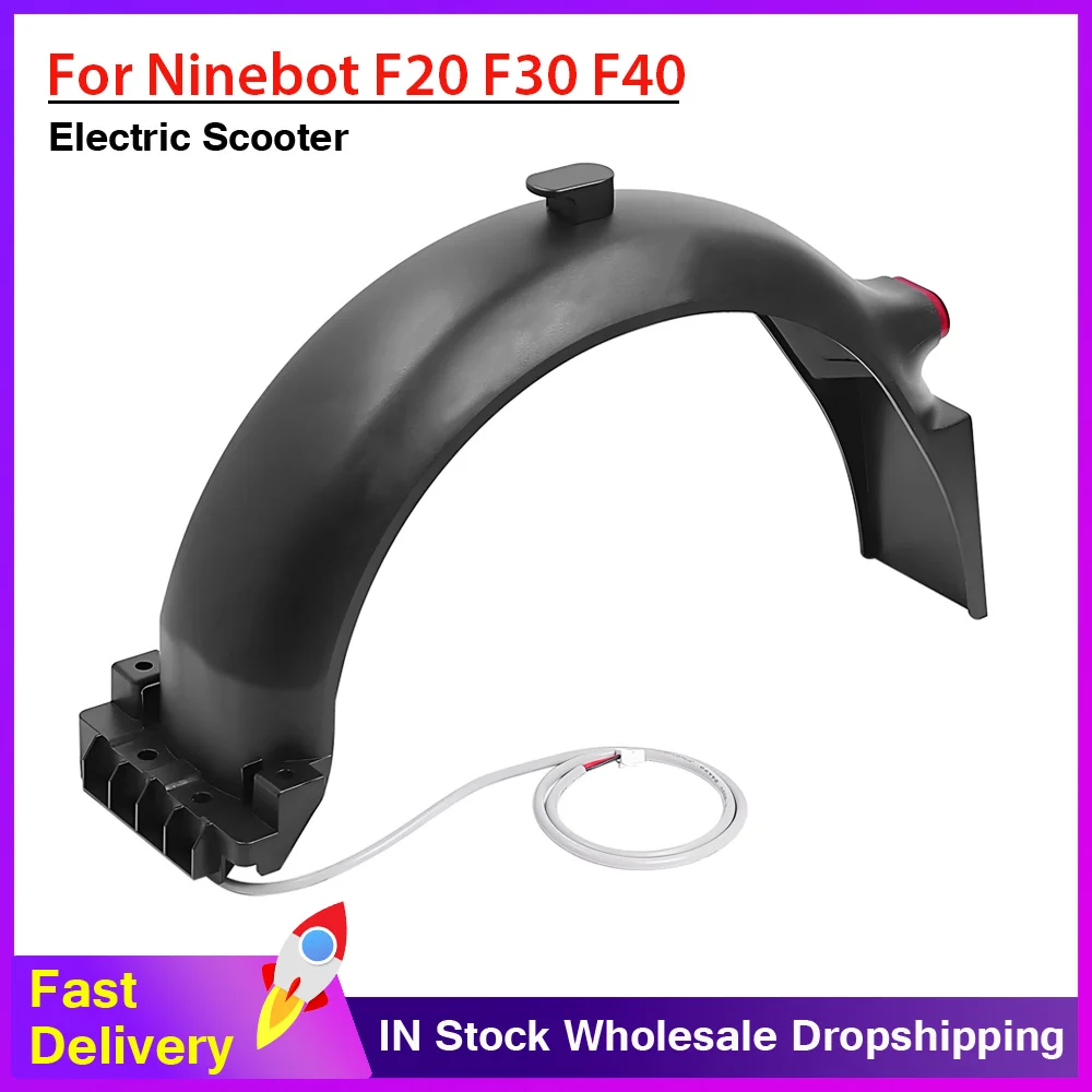 

Fender for Ninebot F20 F25 F30 F40 Tire Splash Fender with Rear Taillight Back Guard Mudguard Electric Scooters Accessories Part