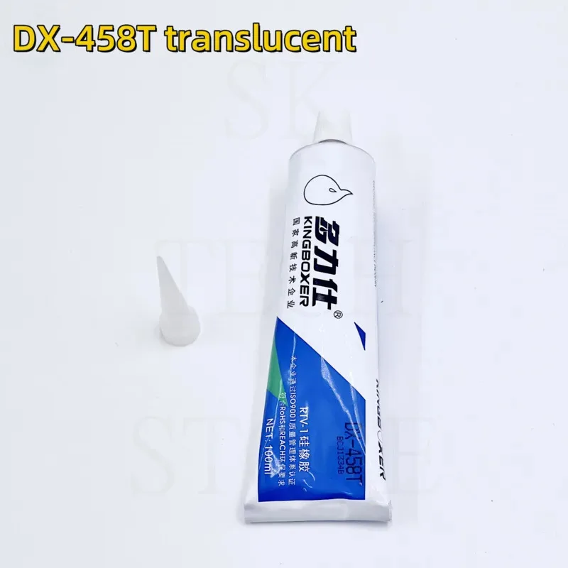 1pcs Doris DX-458T Silicone translucent adhesive strong adhesive silicone surface quick-drying adhesive fixed adhesive