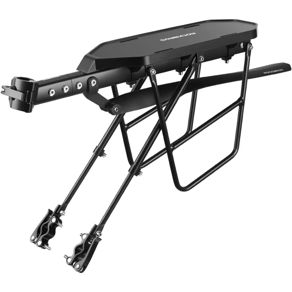 

Rear Bike Rack Cargo Rack for Back Quick Release Adjustable Bicycle Luggage Cargo Rack Fit for 26”-29”Mountain Bike