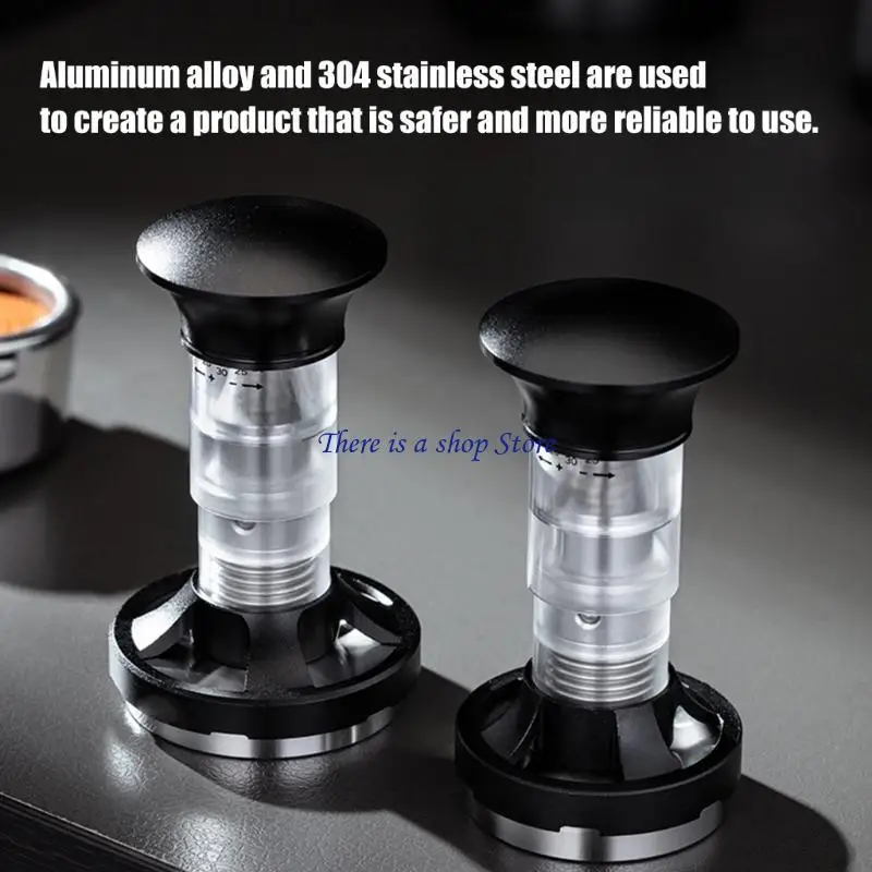 

D0AD Ergonomic Coffee Funper Tool с алюминиевым сплавным основанием Регулируемое давление на давление нажатие для улучшения