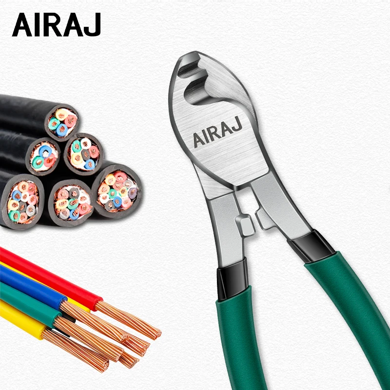 AIRAJ Multifunctional wire cutting pliers, electrician wire stripping pliers, insulation materials, household pliers
