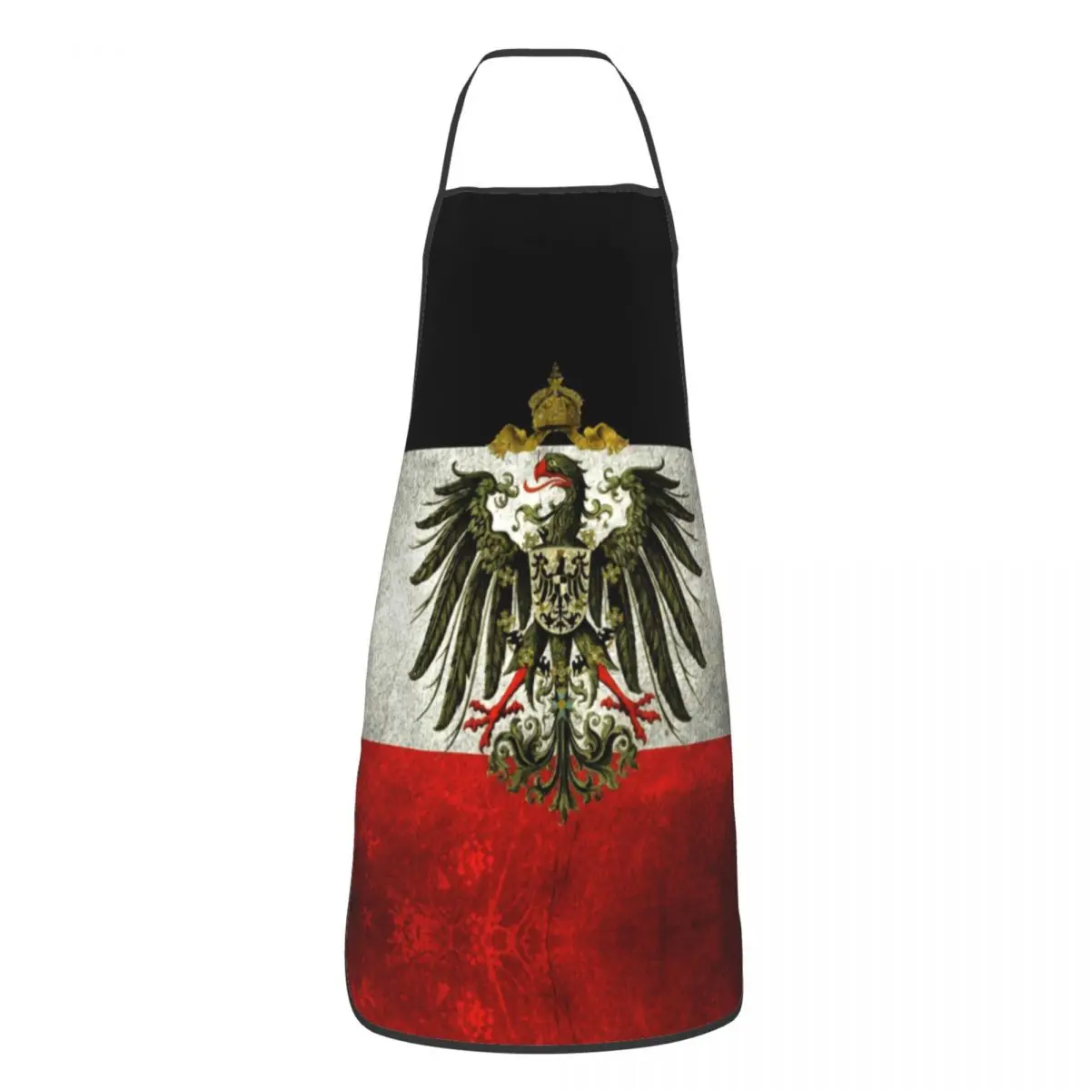 Funny German Empire Flag Germany Bib Apron Men Women Unisex Kitchen Chef Tablier Cuisine for Cooking Baking Painting