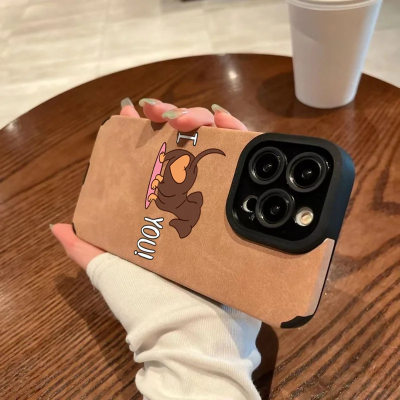 Cute Dachshund Heart Print Phone Case For iPhone 11 12 13 14 15 16 Pro Max 17 Pro Max Air X XR XS 7 8 Shockproof Leather Cover - view 3