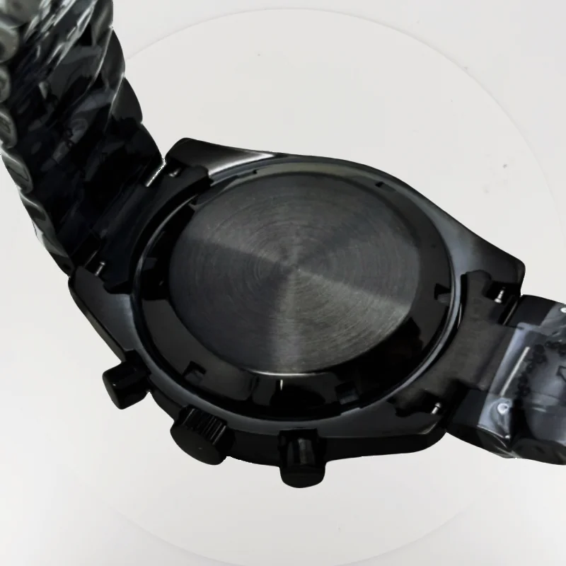 多機能 39.7 mm スピードマスター ケース Omg VK64 VK63 クォーツ ムーブメント部品に適合 ベゼル付き 20 mm スチール バンド ケースに適合