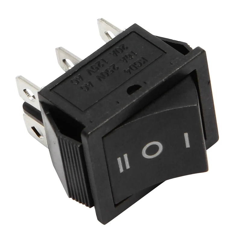 6-Terminals 3 Position ON/OFF/ON DPDT Boat Rocker Switch Double Pole Double Throw 16A 250VAC 20A 125VAC