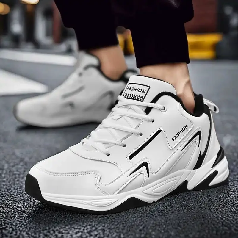 Non-slip Sole 44 Black Sports Shoes Casual Sneakers Sport Men Basketball Player High-tech 2025summer Skor Novelty Stylish