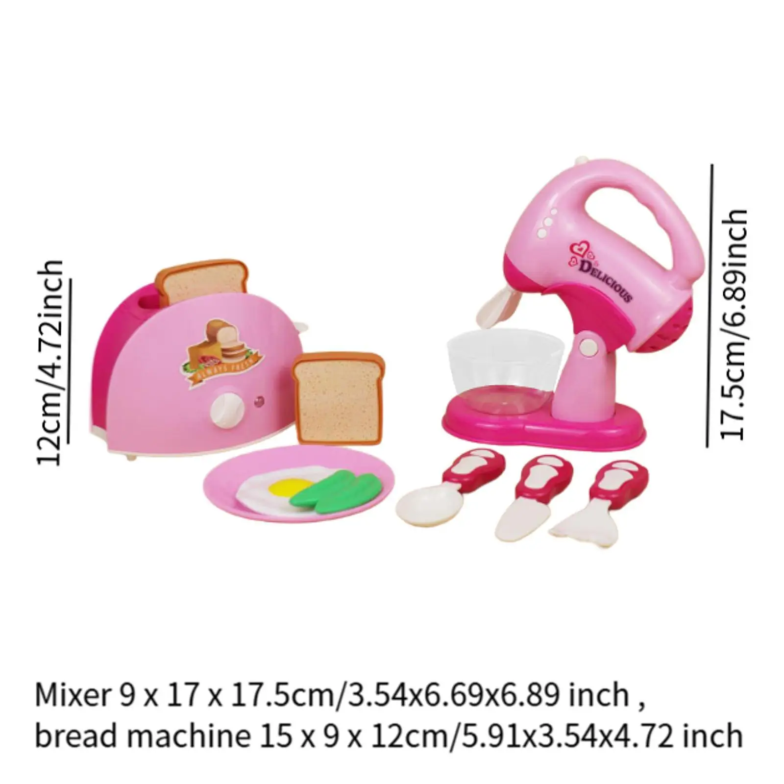 Kitchen Toy Educational Kitchen Toy Mini Appliance Toy Bread Maker Toy for Children Kids Girls Boys Preschool Ages 3 4 5 6 7 8