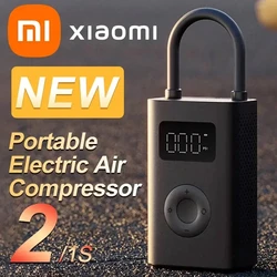 Nuovo compressore d'aria Xiaomi Mijia 2 pompa d'aria elettrica universale portatile 2 sensore per pneumatici Mi tesoro gonfiabile 2 per bici da auto