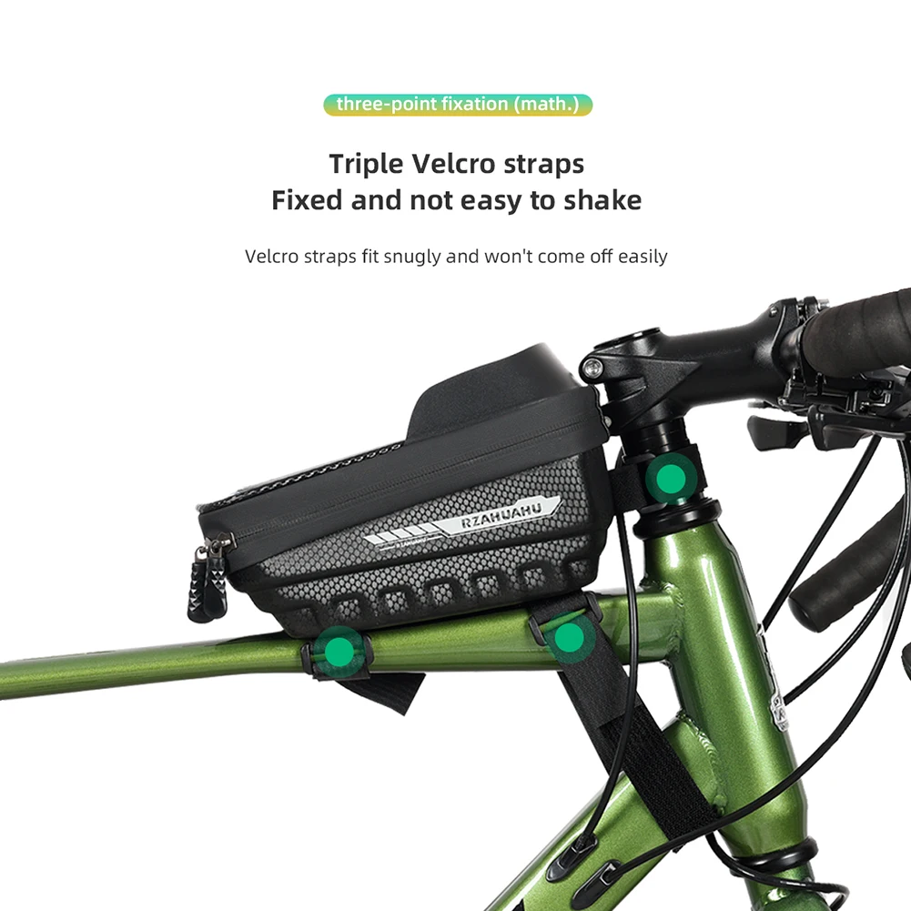 

Сумка для велосипеда с сенсорным экраном, сумка для передней рамы из искусственной кожи, верхняя передняя трубчатая рама, сумка для шоссейного велосипеда MTB, сумка для верхней трубки для велосипеда, подходит для 7-в телефонов
