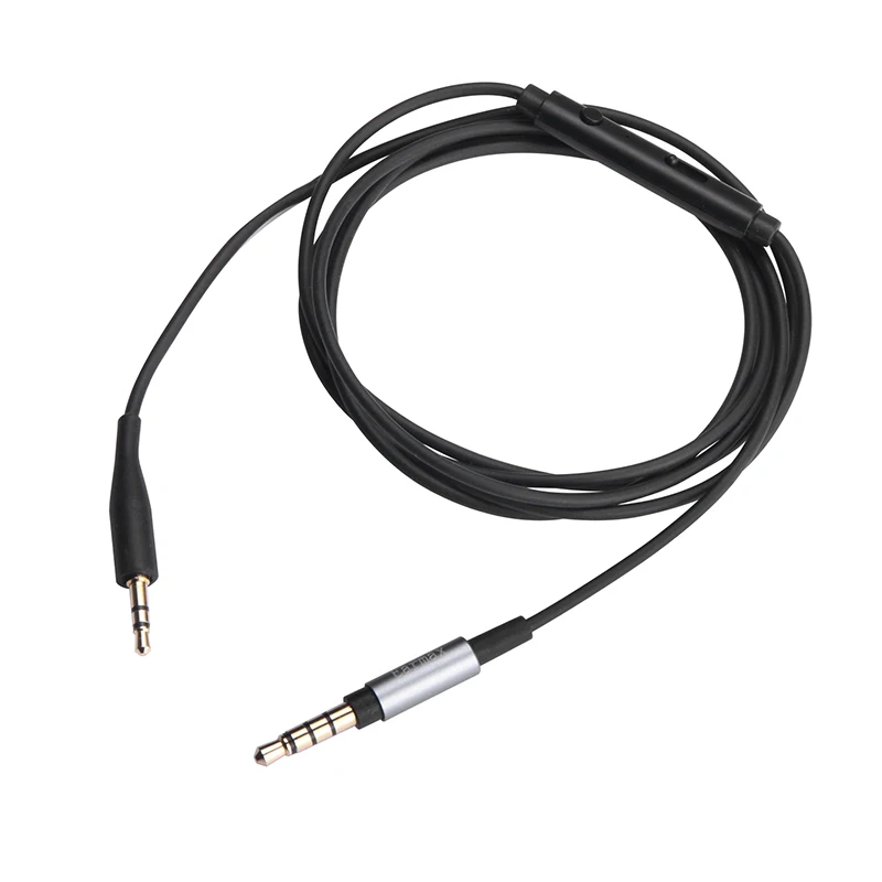 Para auriculares reemplazables B&W P5 Generation I Cable de actualización plateado de 3,5 mm a 2,5 mm