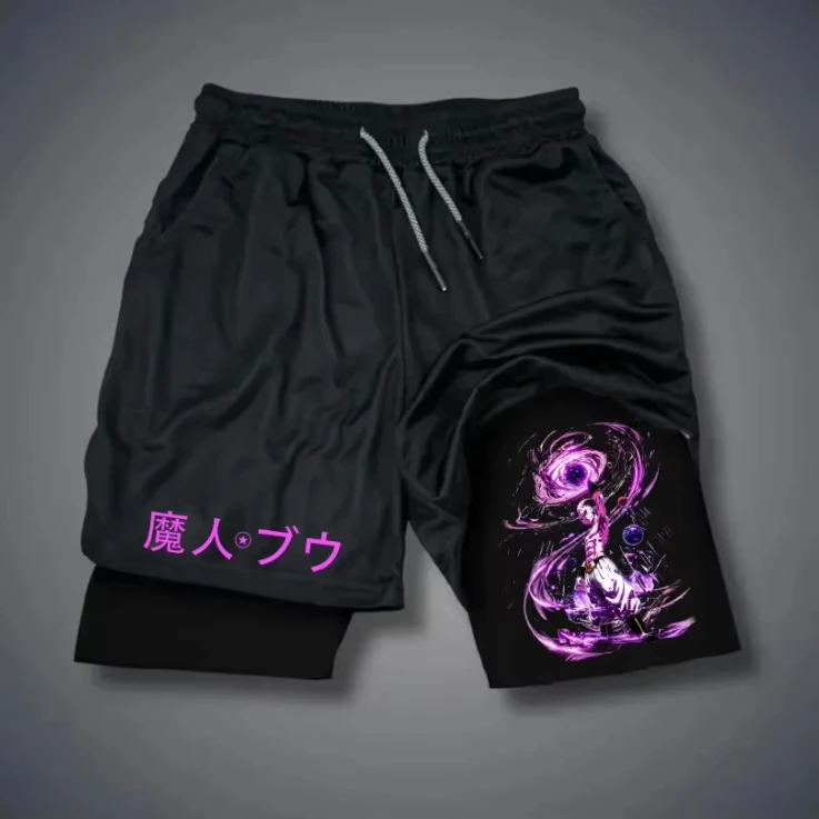 2025 New Y2k Men Oversized Dragon Ball Z Men's Shorts Streetwear Anime Cooperation Summer Casual 2025 Summer