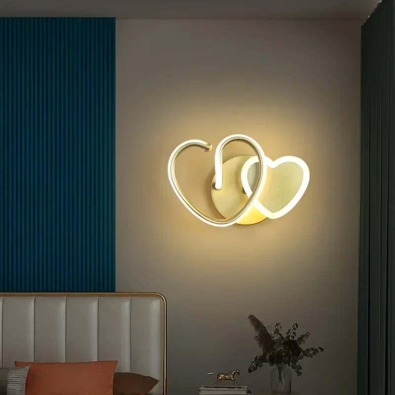 Modern LED Wall Light For Bedroom Living Dining Children's Room Hallway Wall Light Interior Decor Lighting Wall Sconce Luster