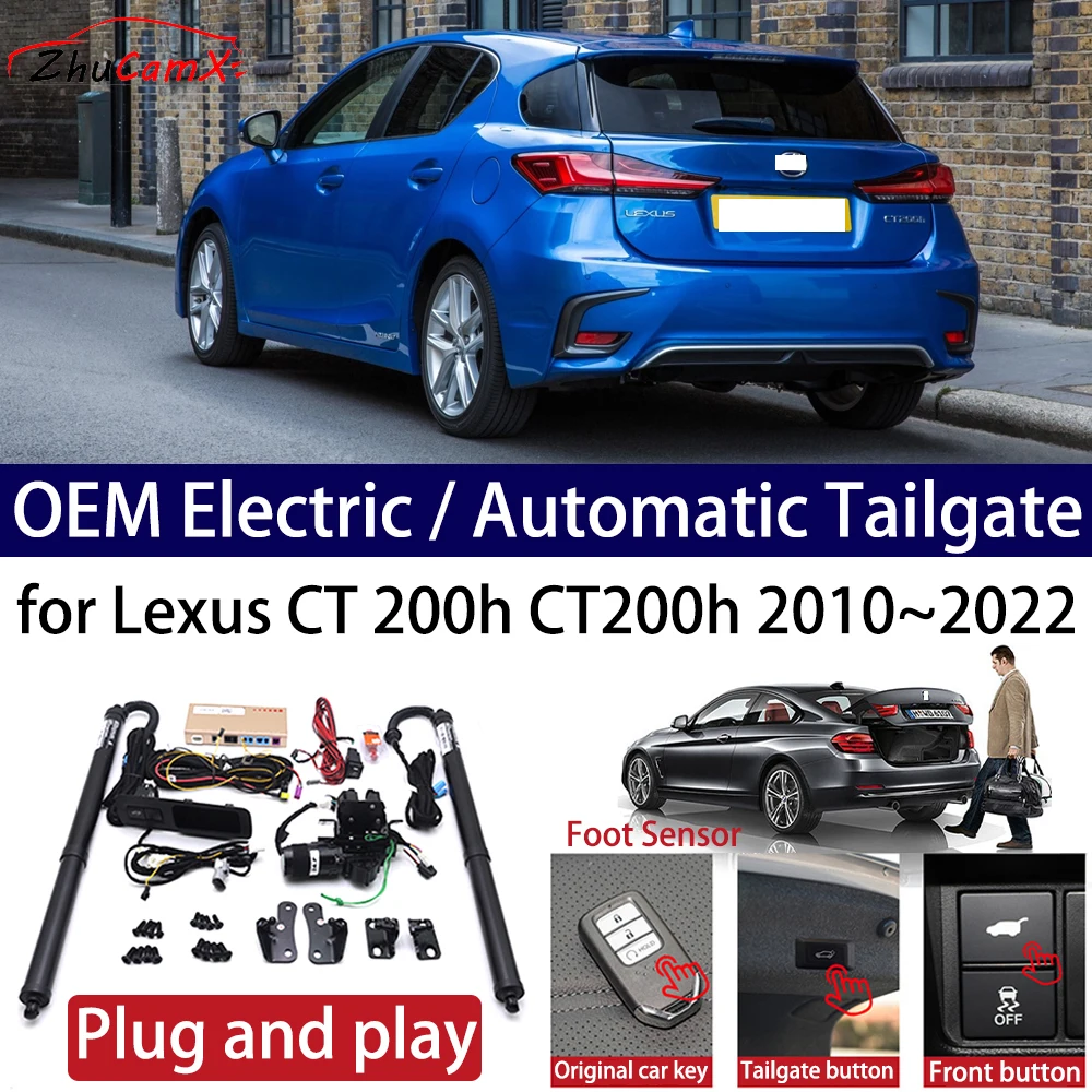 ZhuCamX for Lexus CT 200h CT200h 2010~2022 Car OEM Power Electric Automatic One-Click Smart Liftgate Tail Gate Support Opener