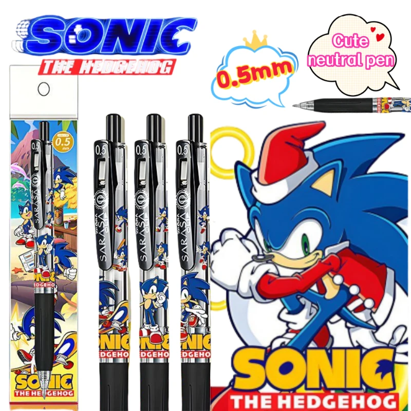 

Sonic The Hedgehog Rouge the Bat Shadow the Hedgehog Аниме Двухмерная нейтральная ручка для письма и экзаменов студентов Click Pen