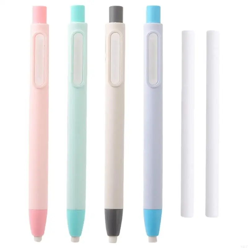 Pen Retractable Eraser Easy Erasing Rubber Pencil Eraser OR Eraser Refills for Kid Student Adult Writing Drawing