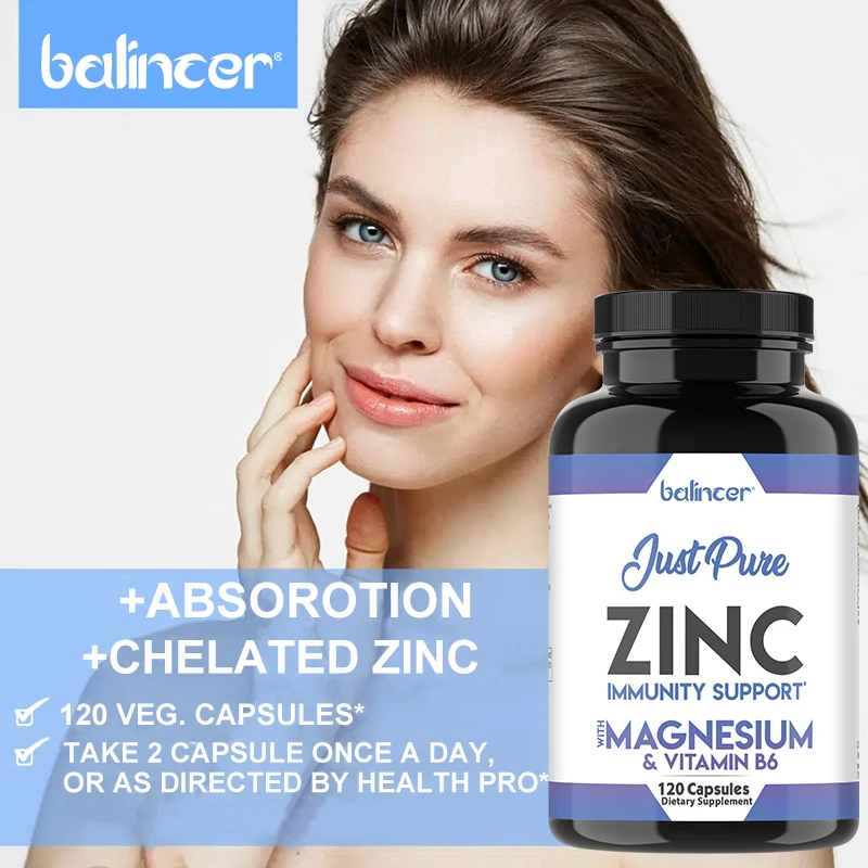 Balincer Nutritional Supplement with Vitamin B6,Magnesium and Zinc for Muscle,Nerve and Bone Support,Immune Support,Antioxidants