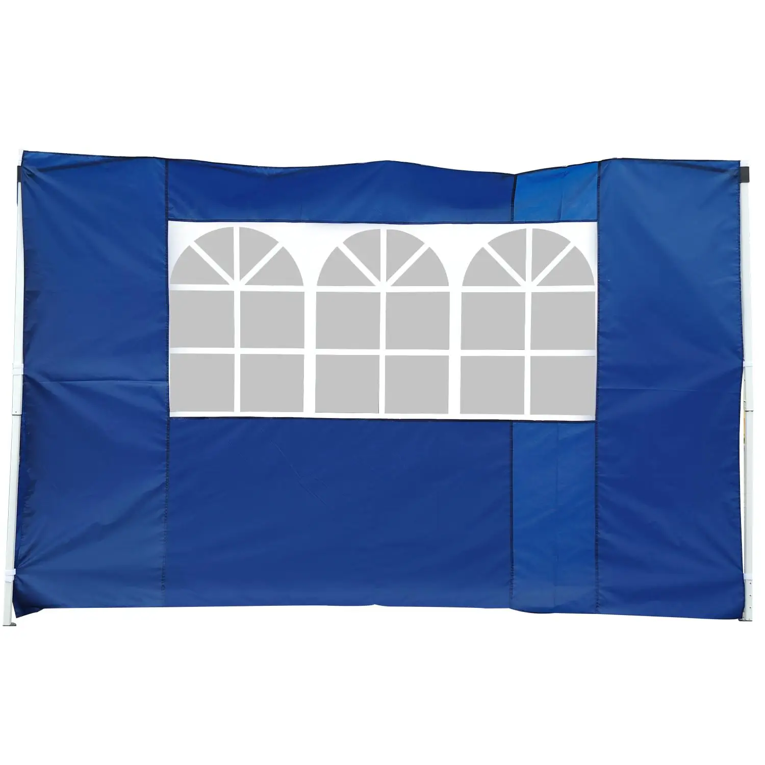 Juego de toldos laterales de 2 piezas de 300x200 cm para carpa desplegable, tela Oxford con 1 ventana de PE, cierre de velcro, jardín