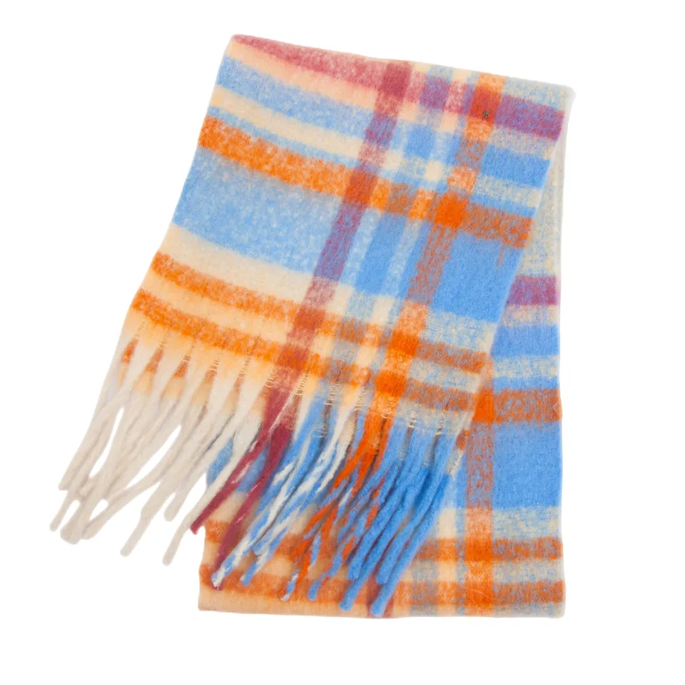 2026 Winter Thick Warm Scarf Women Cashmere Shawl and Wraps Pashmina Neckerchief Bufanda Female Rainbow Hairy Tessel Echarpe New, image 27