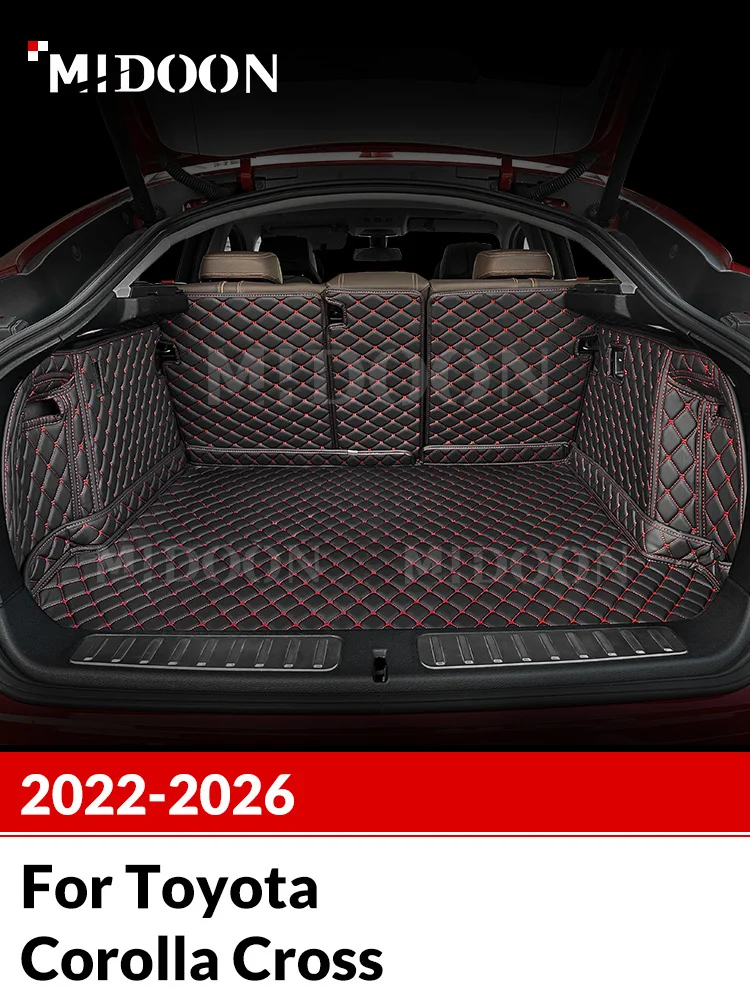 Mata do bagażnika z pełnym pokryciem, osłona bagażnika, ochraniacz wnętrza, akcesoria do Toyota Corolla Cross Hybrid/Non-hybrid 2022-2026 — 2
