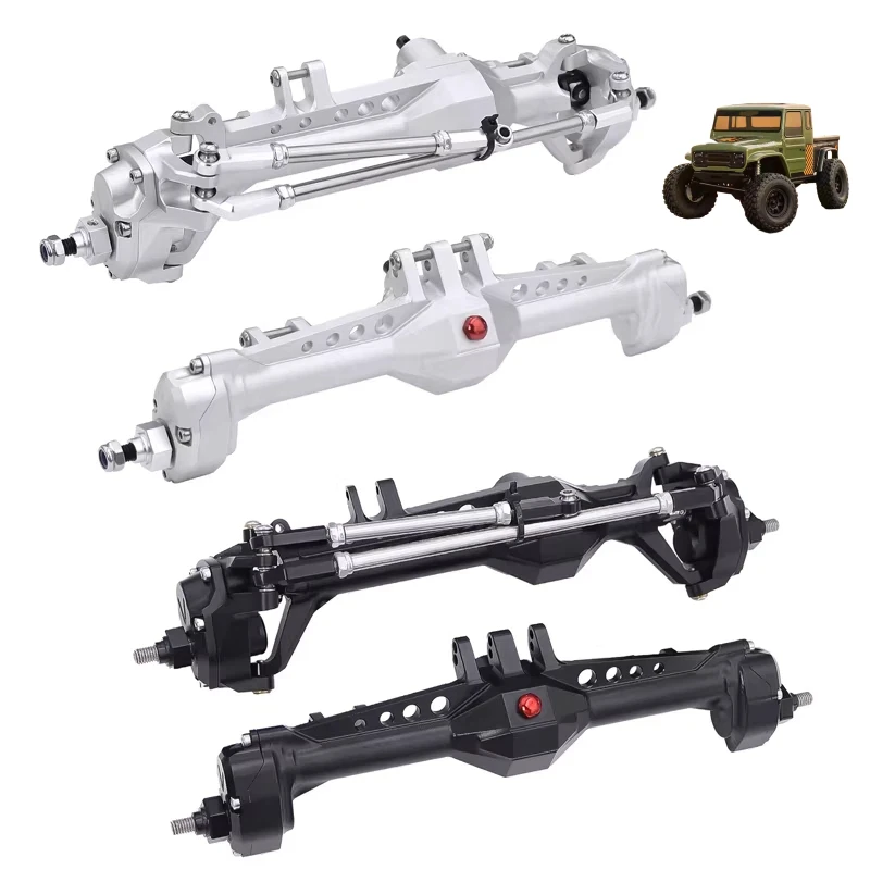 Vanquish Front And Rear Axle Assembly Aluminum Alloy Upgrades Replacement Parts For 1 10 Scale Phoenix Vs4 10 F10 Rc Crawler Car