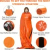 Waterproof Mylar Emergency Blanket Lightweight Portable Survival Shelter Sleeping Bag for Outdoor Camping Hiking Travel 6 Waterproof Mylar Emergency Blanket Lightweight Portable Survival Shelter Sleeping Bag for Outdoor Camping Hiking Travel 6