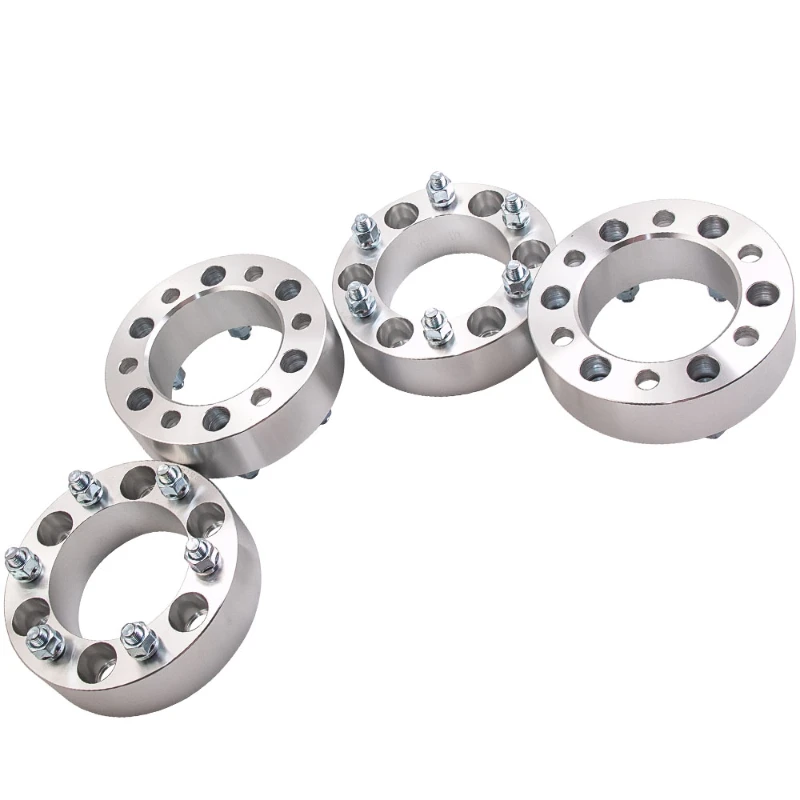 (4) 2 inch 6 Lug 6x5.5 Wheel Spacers Adapter for Suburban K1500 C2500 Express  For Chevrolet For Toyota Tacoma Tundra