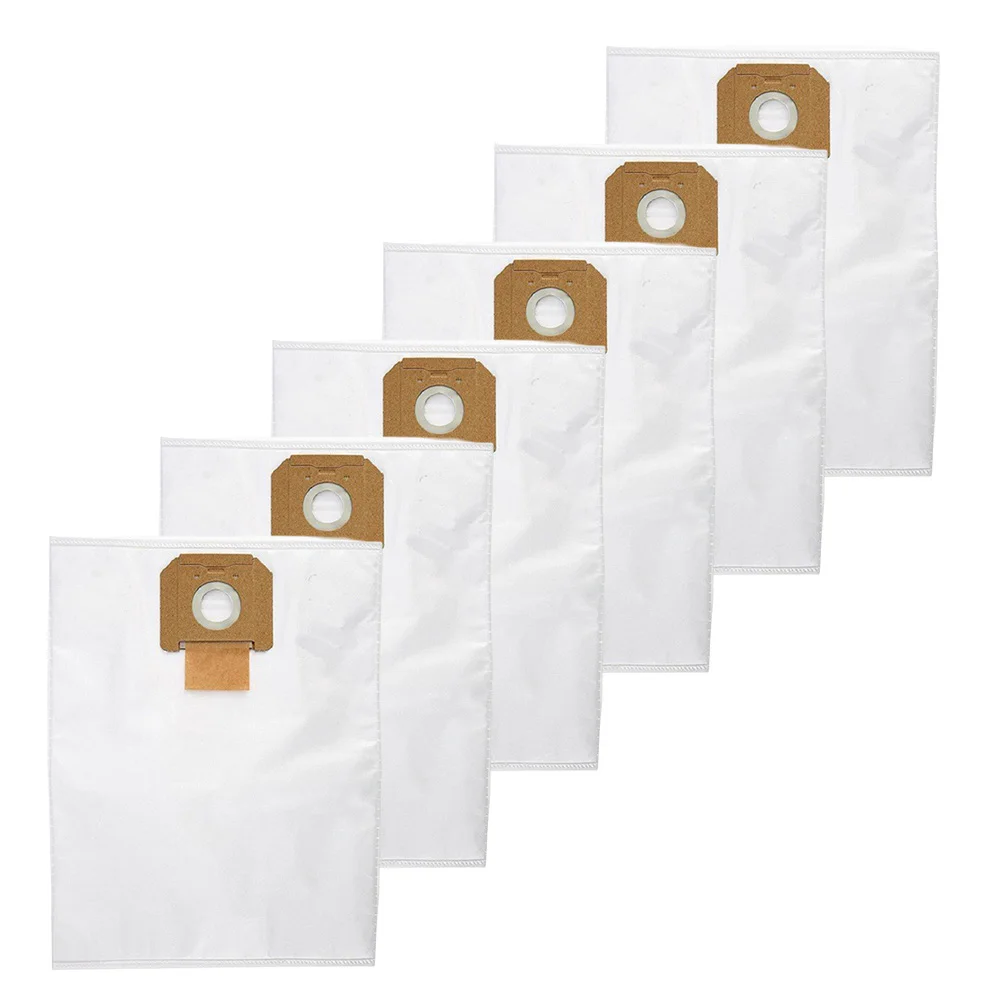 Fleece Filter Bags for Bosch For GAS 35 Series Set of 6 for Enhanced Filtration and Prolonged Vacuum Cleaner Performance