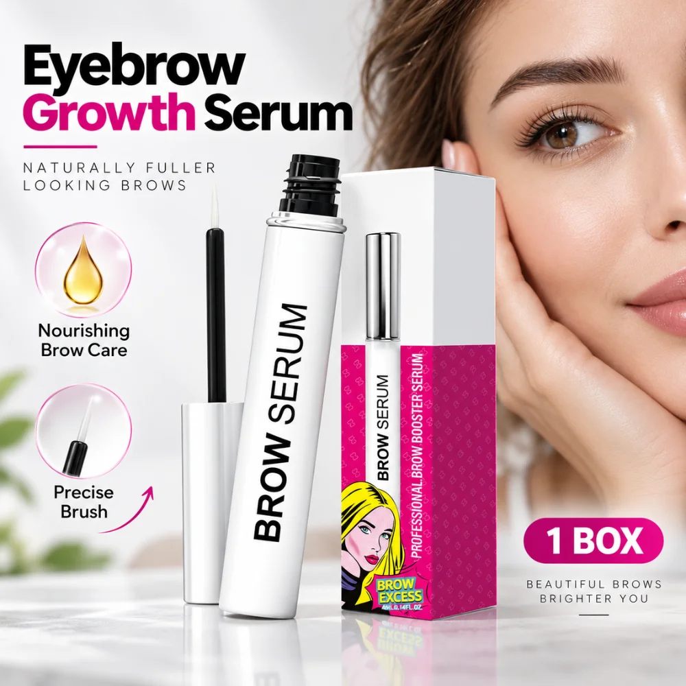 Fast Absorbing Eyebrow Serum 4ml Lightweight Biotin Arginine Gel Hydrating Brow Care Non Sticky Formula for Daily Beauty Routine