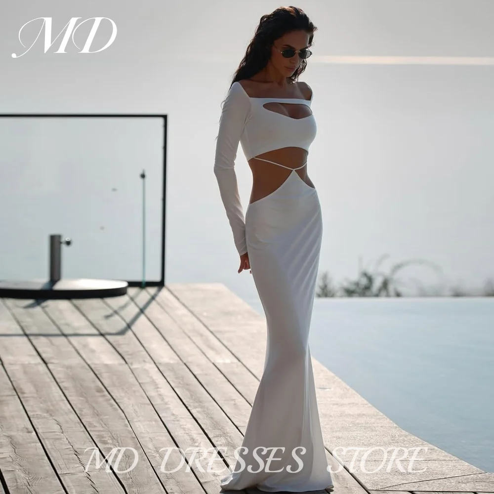 

MD Modern Special Mermaid Prom Gown Long Formal Occasion Dress Sexy Show waist Prom Party Gown Floor-Length Customized 2025