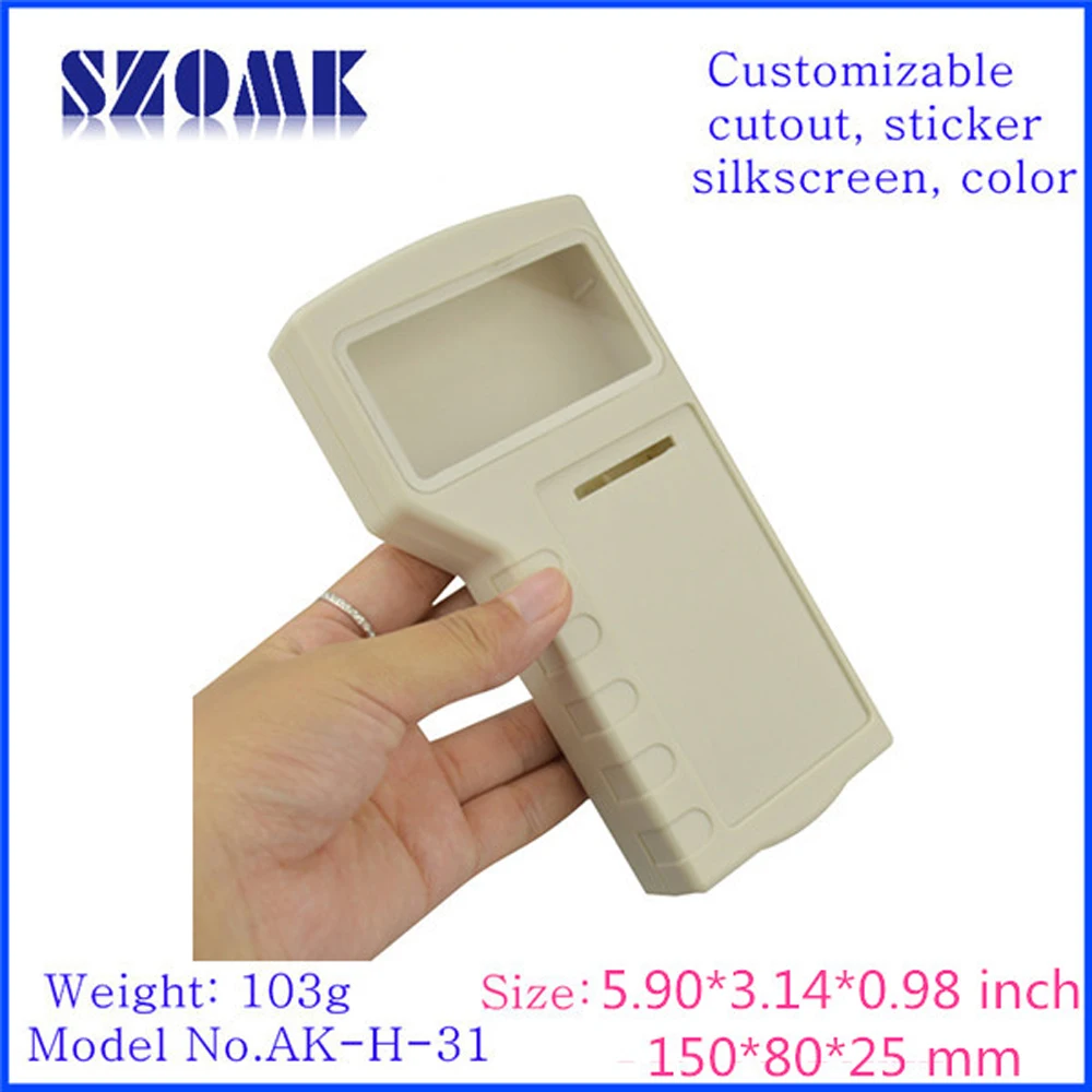 szomk plastic project enclosure electronic case (1Pcs) 155*80*25mm 4 x AA battery holder instrument enclosure diy electronic box