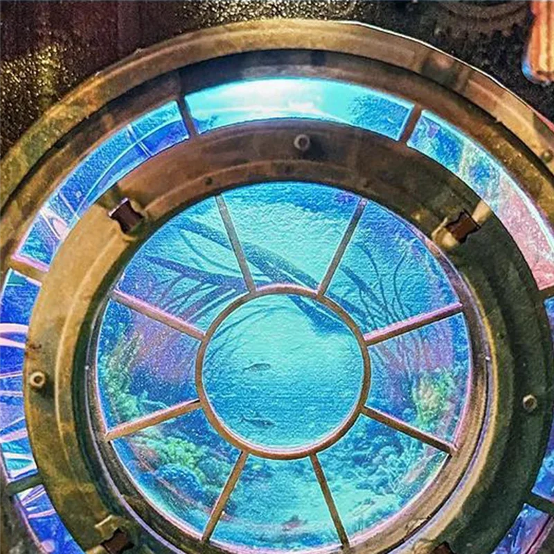 

A13Q-Wooden Assembled Bookstand Explore Fantasy Unknown World Desktop Decoration Gift