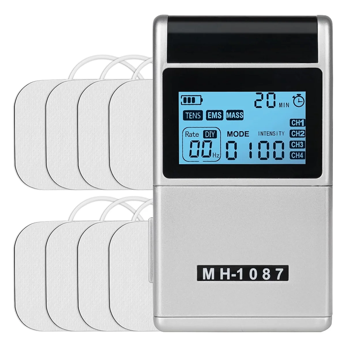 

48 Modes Eletric Professional Muscle Stimulation Physio Massager Tens Electrodes Machines Body Massager Pad