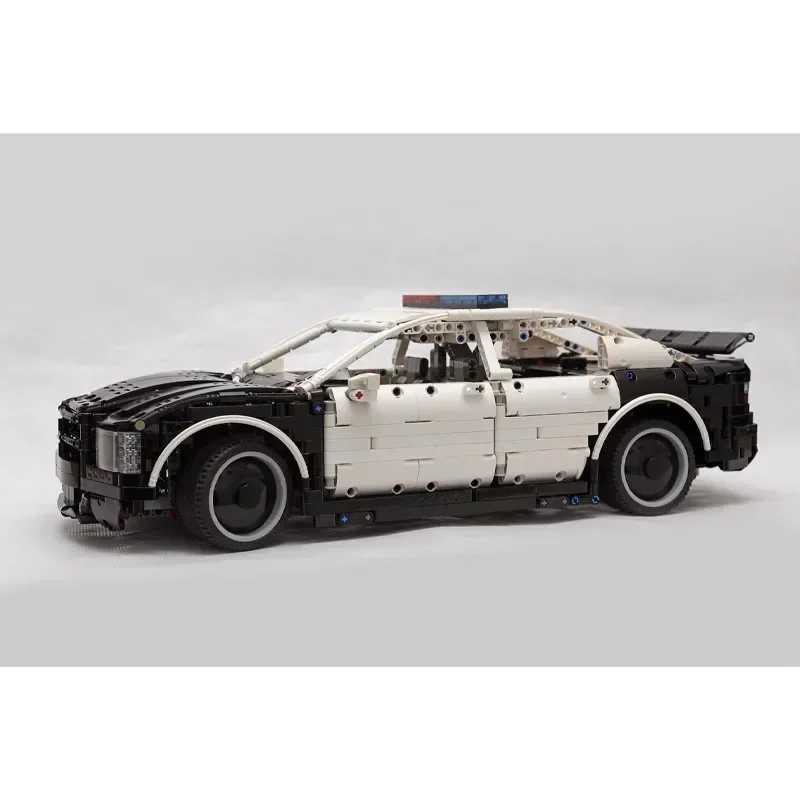 MOC-27336 cidade tráfego polícia carro montagem emenda bloco de construção modelo • 2855 peças blocos de construção crianças brinquedo aniversário presente