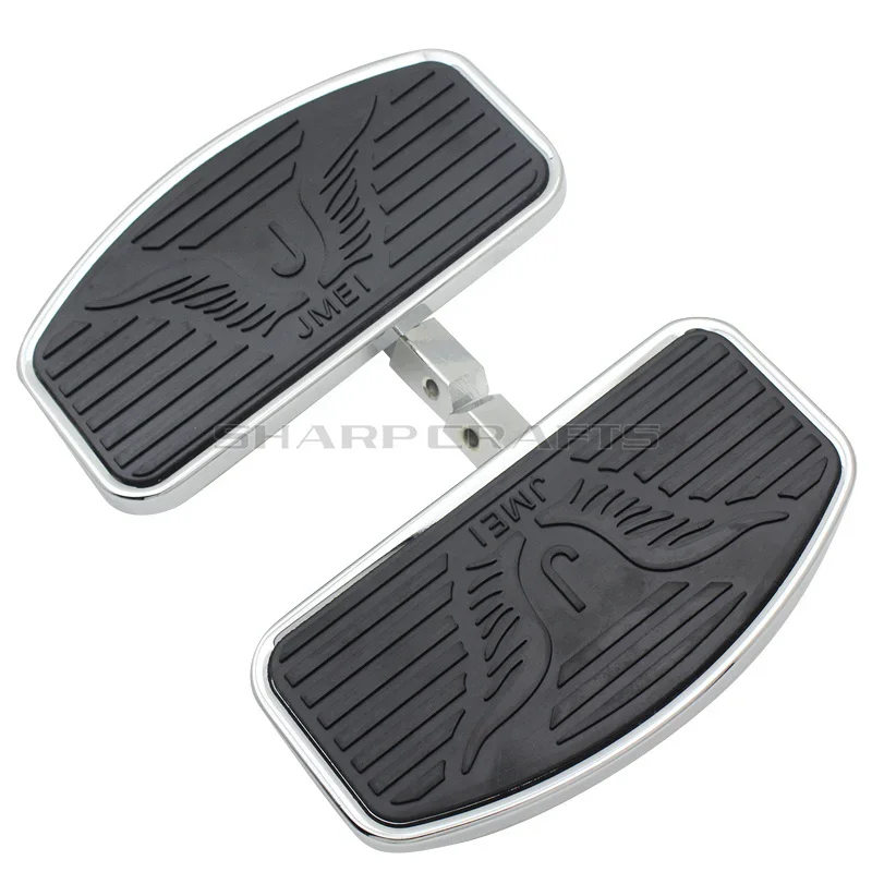 2 Size Motorcycle Front Rider Foot Pegs Floorboards Footboard For Suzuki Volusia VL400 VL800 Boulevard C50 Honda VTX1300 VTX1800