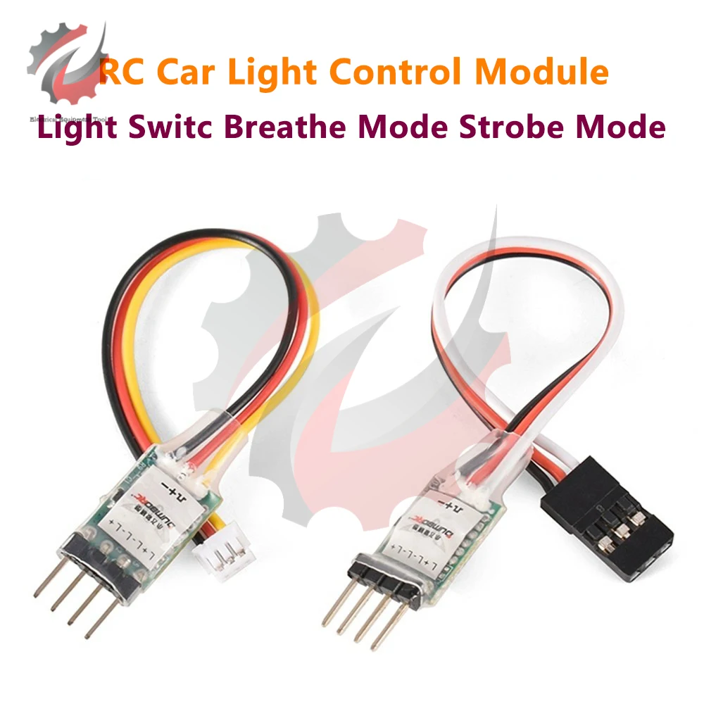 3CH LED Lamp Light Controller 4.8V-6V Dimmer Switch Panel System JR ZH1.5 Plug For RC Mini Car Vehicle Fixed Wing Aircraft Toy