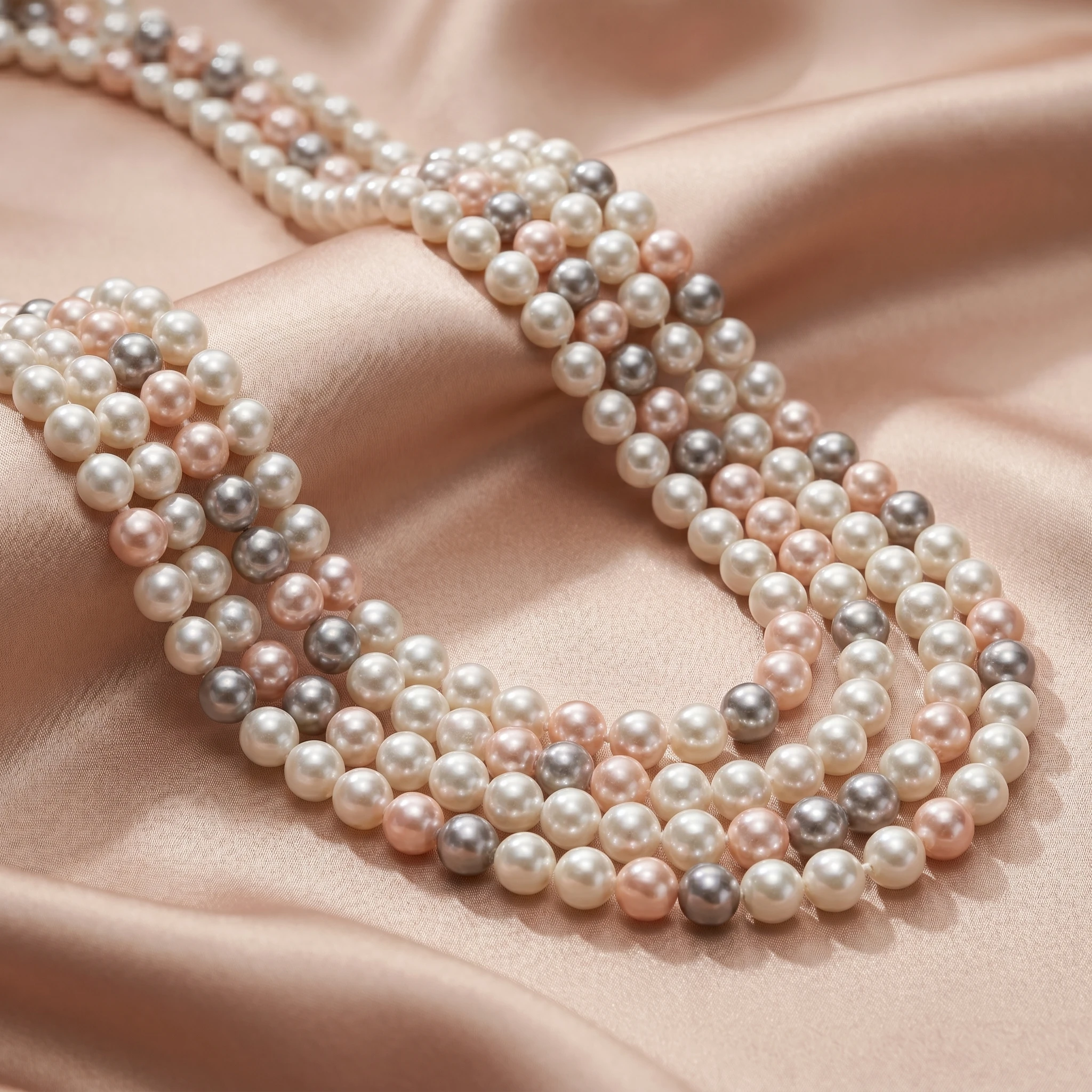 Natural South Sea Shell Pearl Necklace Fashion Sweater Chain Jewelry 8mm