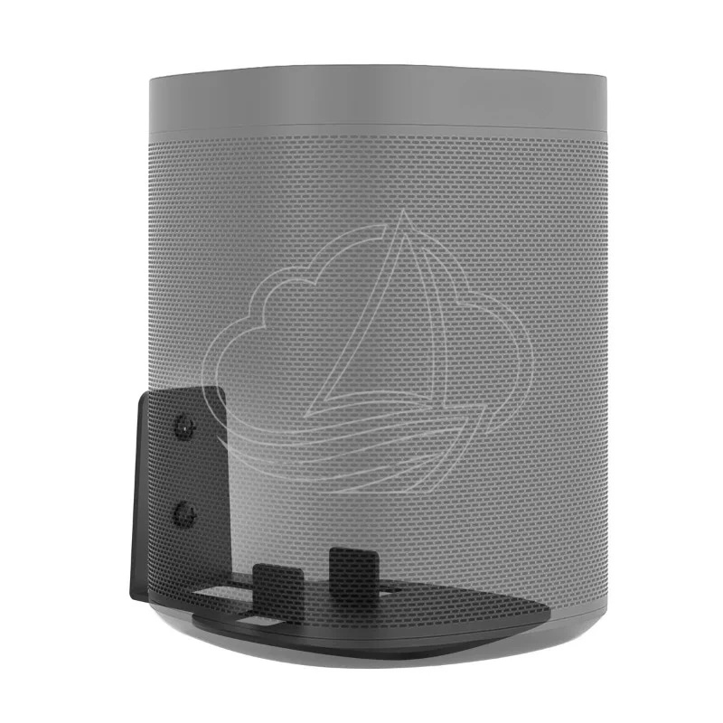 Suporte de Parede Metálico Preto para Caixa de Som Monzlteck Sonos One SL