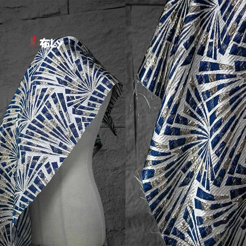 3D Embossed Jacquard Fabric, Irregular Creative Texture For Hanfu, Designer Clothing Refashion Material