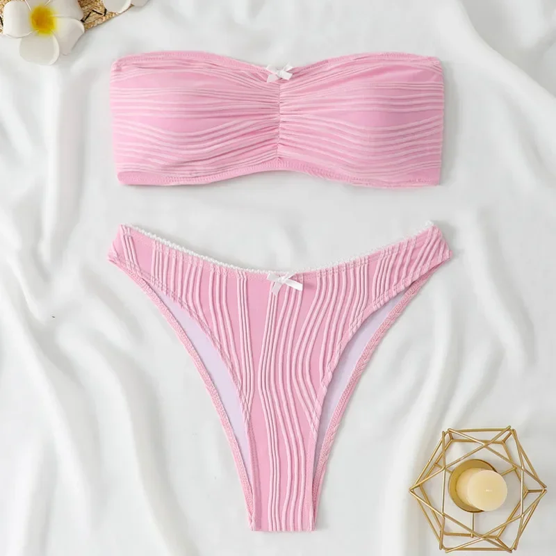 Bikini sexy Costumi da bagno tinta unita Costumi da bagno da donna Push Up Costumi da bagno da spiaggia femminili Costume da bagno Bikini brasiliano Set Bagnante da piscina